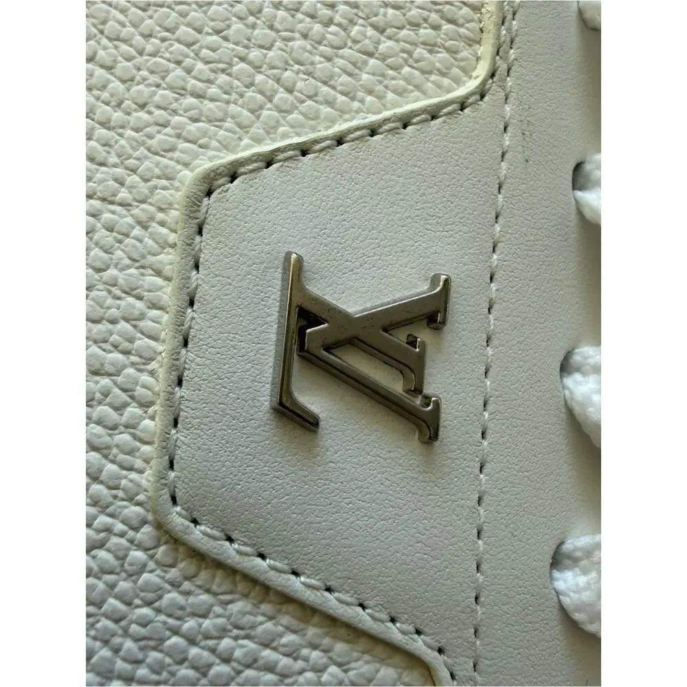 NEW!!! Louis Vuitton men sneakers  yellow/white size 10US Authentic Retail 1250